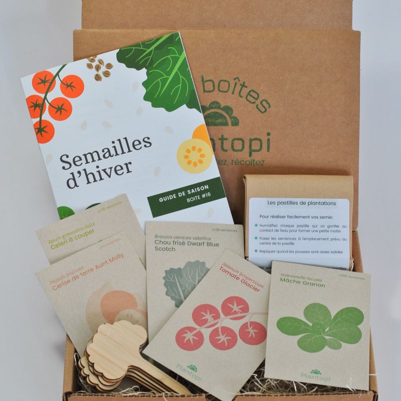Coffret de jardinage "Semailles d'hiver"