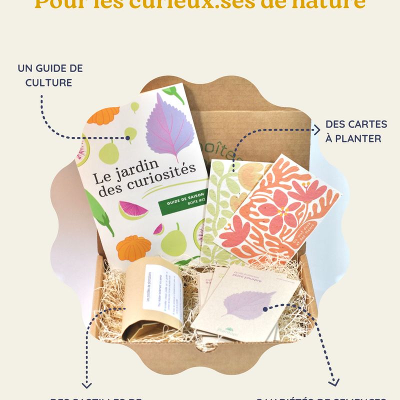 Coffret de jardinage "Le jardin des curiosités"