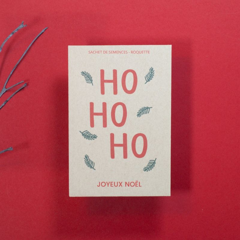 Sachet de semences à offrir "Joyeux Noël"