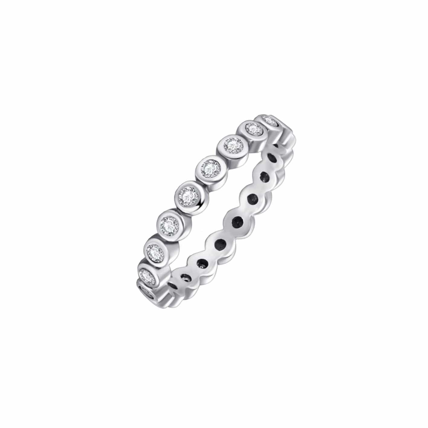 Bague Douce Éternité en argent sterling