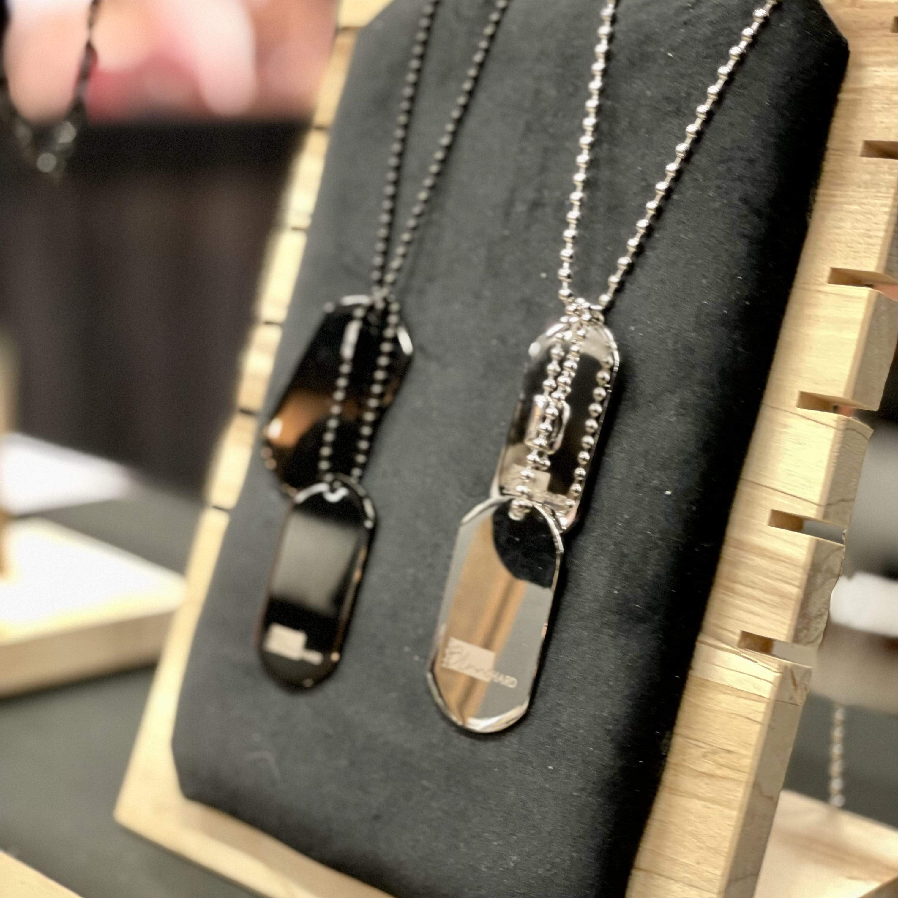 Collier Plaques Militaires La Force en acier