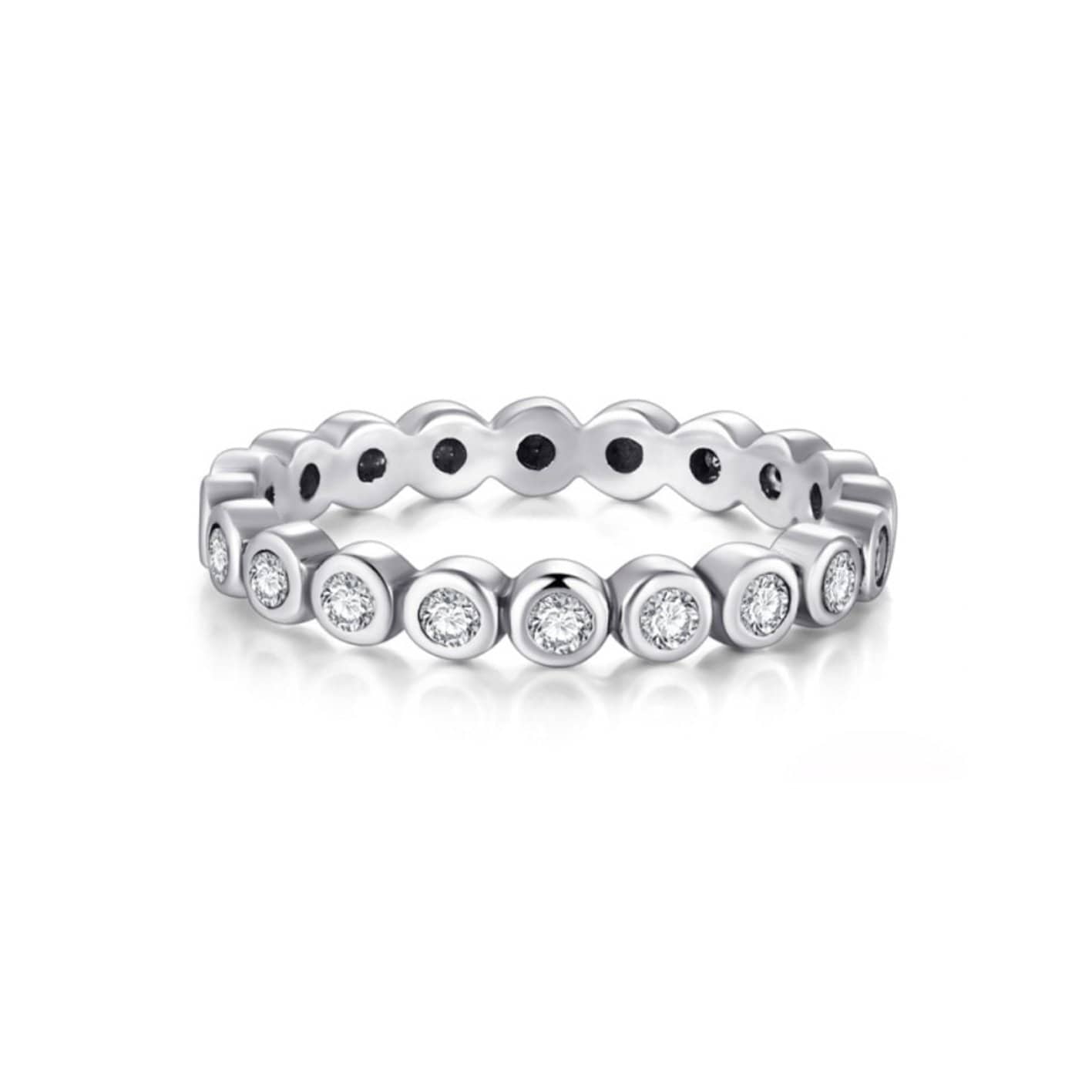 Bague Douce Éternité en argent sterling