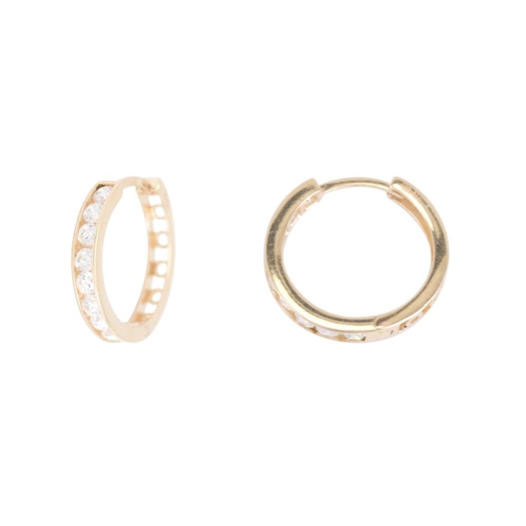 Boucles d'oreilles huggies Éclats en or 10K