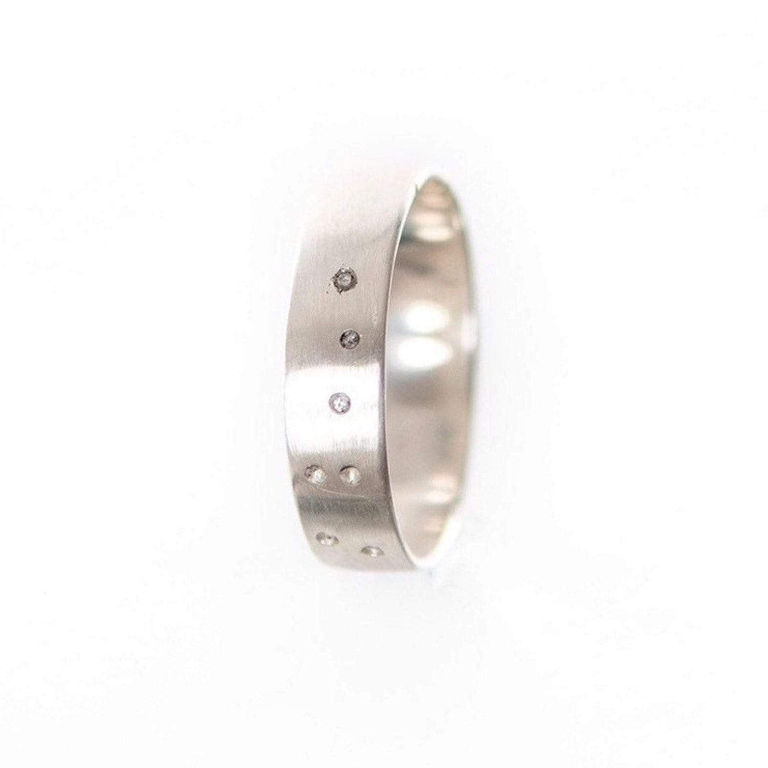 Bague Constellation en argent sterling et diamants