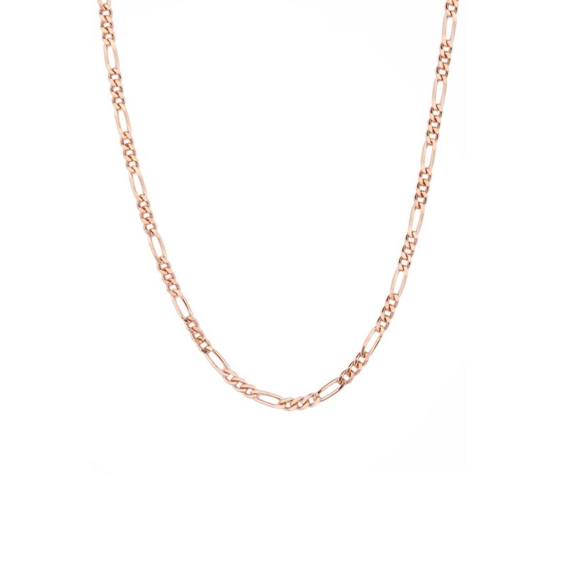 Chaîne Figaro en argent sterling