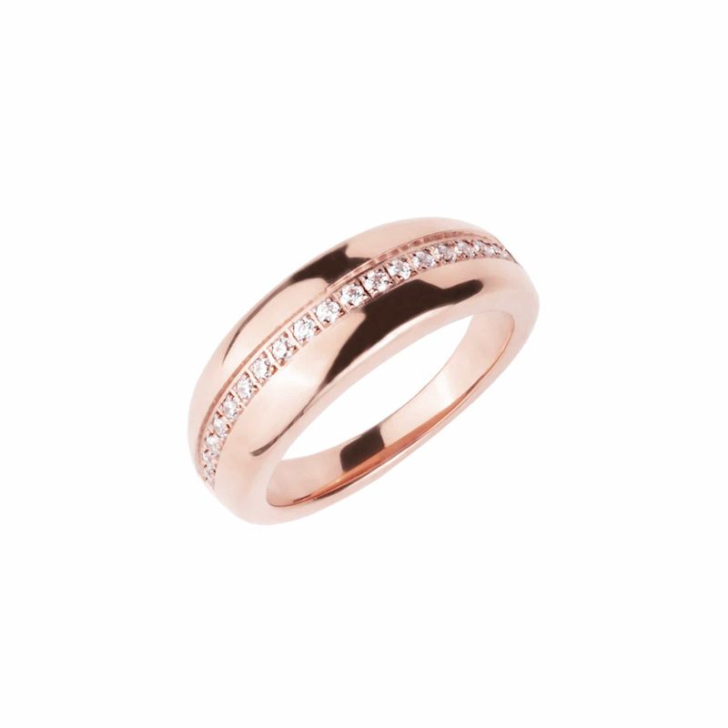 Bague Dôme Chic en acier