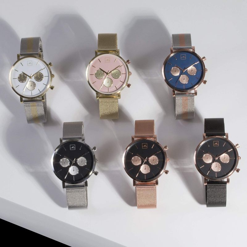 Montre Minimaliste Chrono en acier