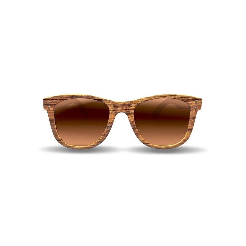 Lunette de soleil Sunwood en bois de Zébrano