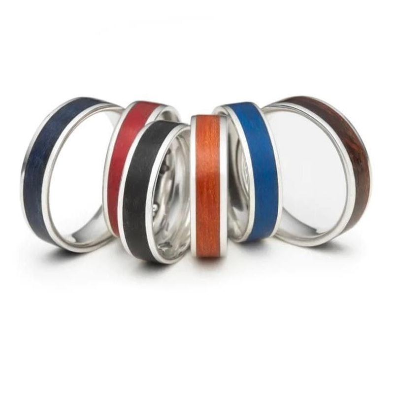Bague Manic bleu lapis en argent sterling