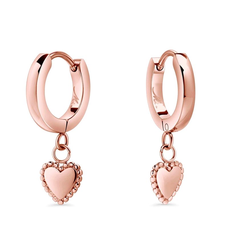 Boucles d'oreilles Huggies Sagrada en acier