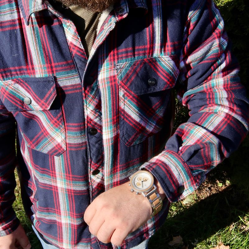 Montre Graham en bois de baril de whisky recyclé