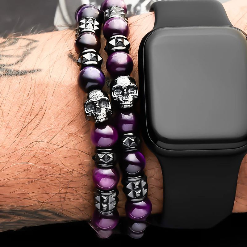 Duo de bracelets Dark Purple