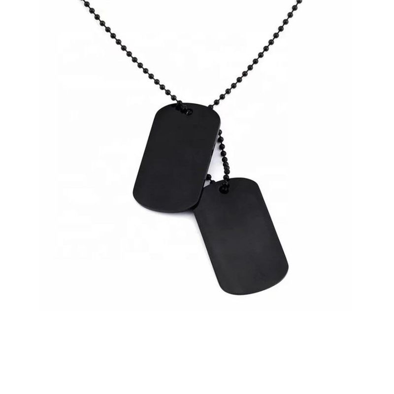 Collier Plaques Militaires La Force en acier