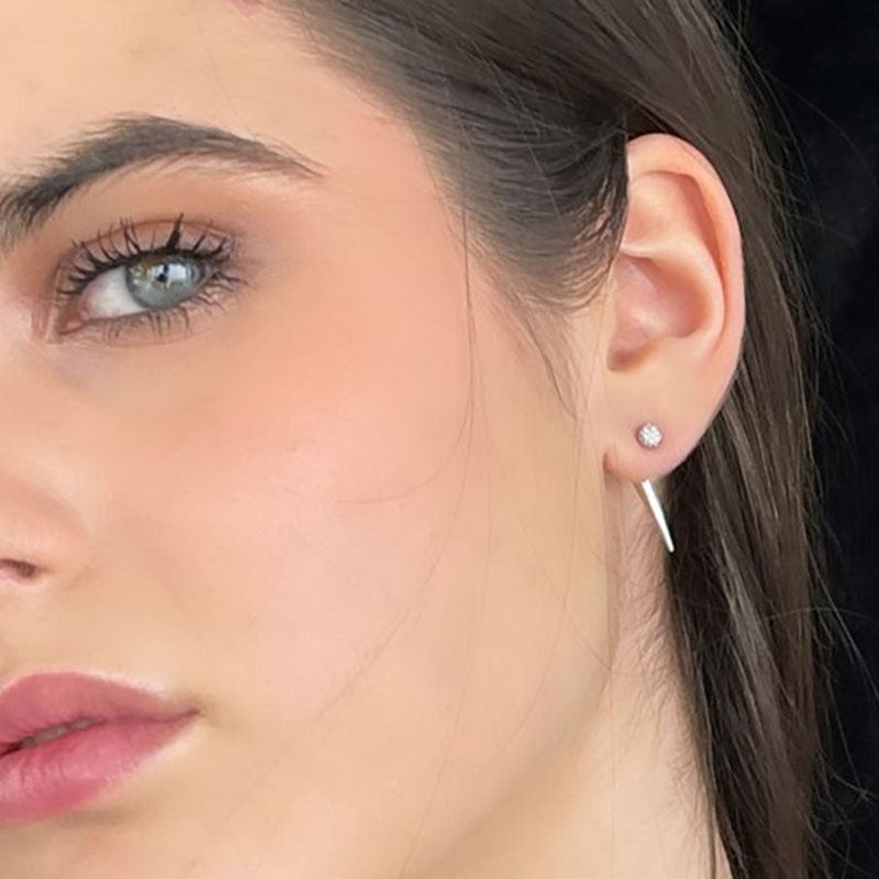 Boucles d'oreilles Connexion en argent sterling