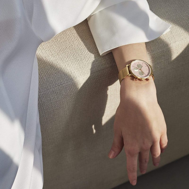 Montre Minimaliste Chrono en acier