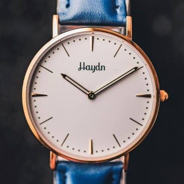 Montre Daphne avec bracelet en cuir