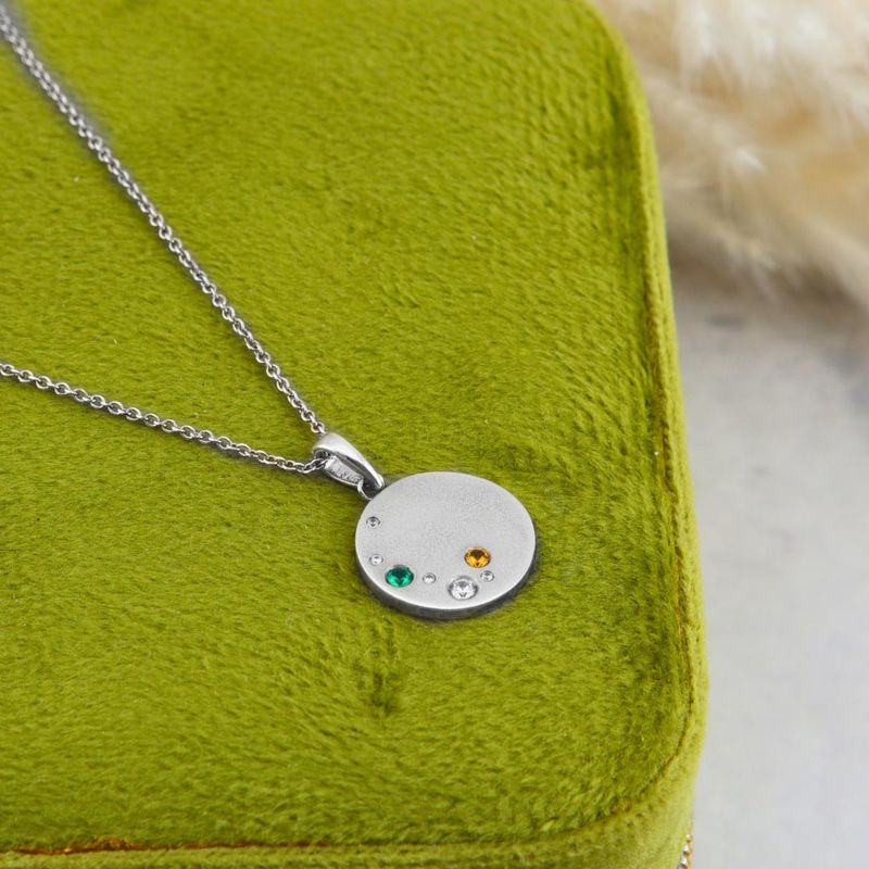 Collier Famille en or 10K - 14K - 18K ou platine