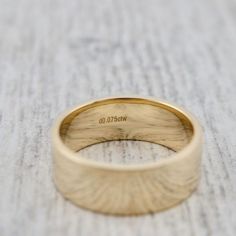 Bague jonc Urbain en or 14K - 18K et diamants