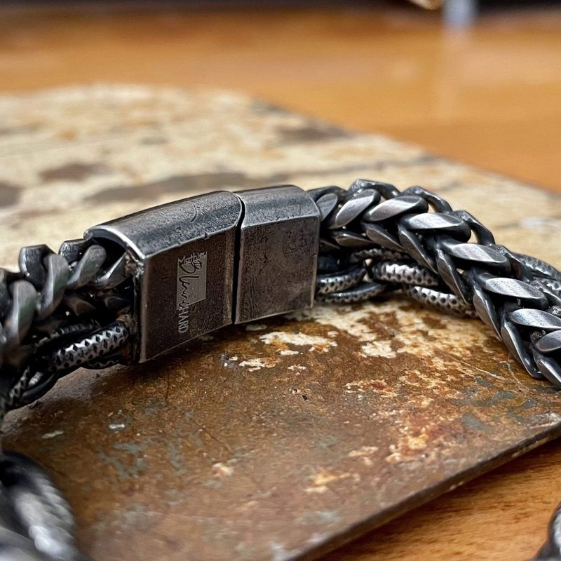 Bracelet Le Robuste double en acier