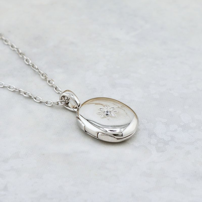 Collier porte-photos Étoile en argent sterling