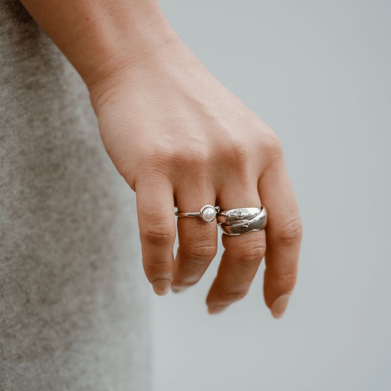 Bague Éva en argent sterling