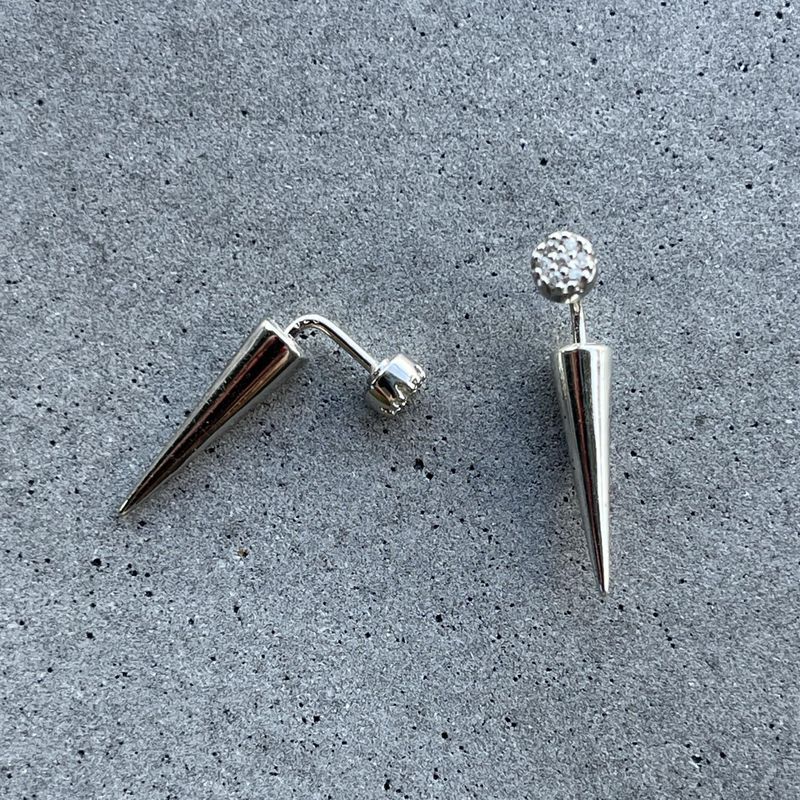 Boucles d'oreilles Connexion en argent sterling