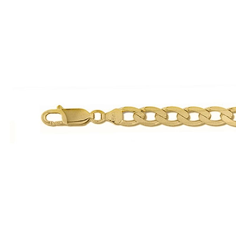 Bracelet Chaîne open curb 3.10mm en or jaune 10K 7,5 pouces