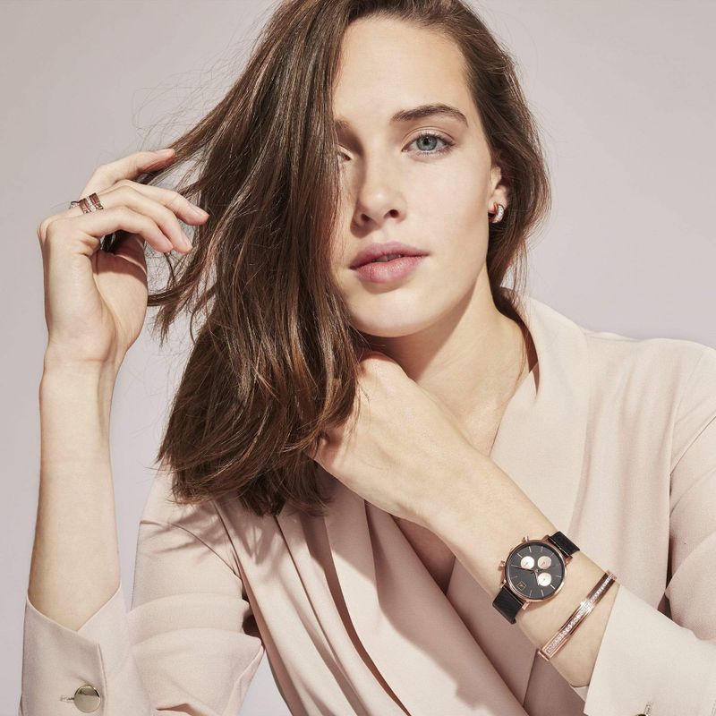 Montre Minimaliste Chrono en acier