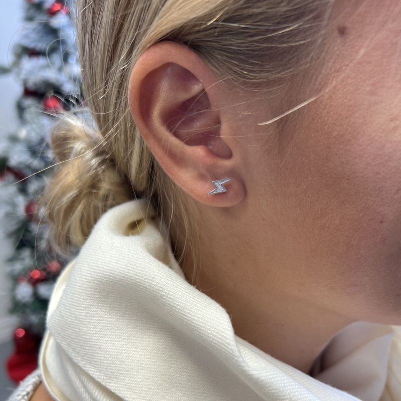 Boucles d'oreilles Orage en argent sterling