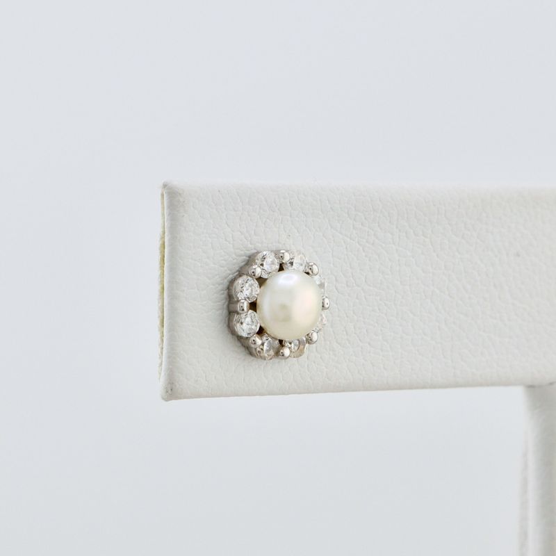 Boucles d'oreilles Perles en argent sterling