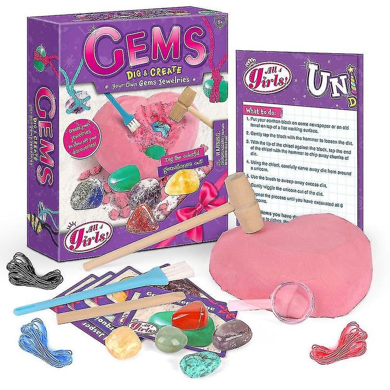 Ensemble découverte de creusement de pierres Coeur