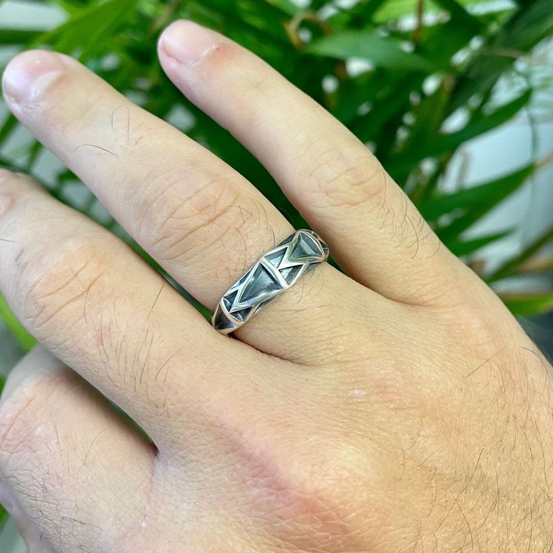 Bague Trium en argent sterling