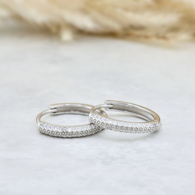 Boucles d'oreilles Huggies en argent sterling