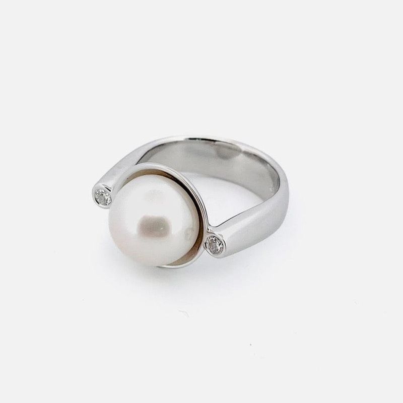 Bague La Perlée en argent sterling