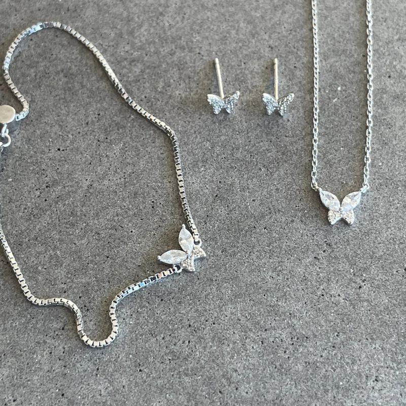 Collier L'Envolé en argent sterling
