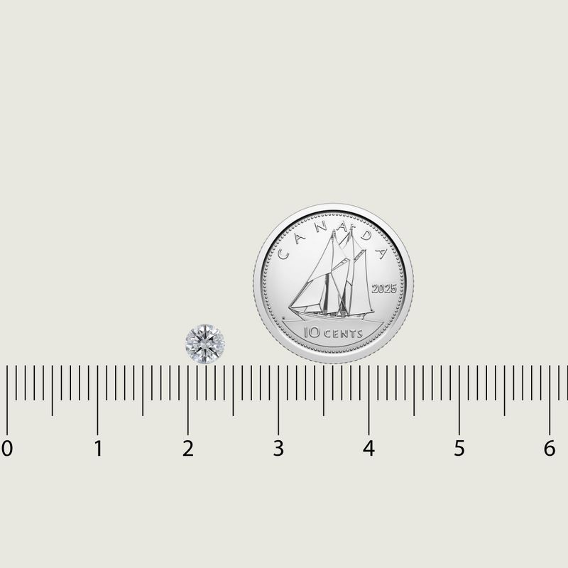 Diamant Naturel Taille Brillant Rond 0,30 ct E VS1