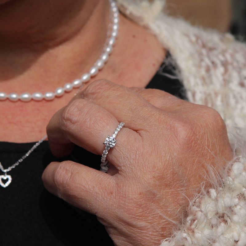 Bague Éclat en argent sterling