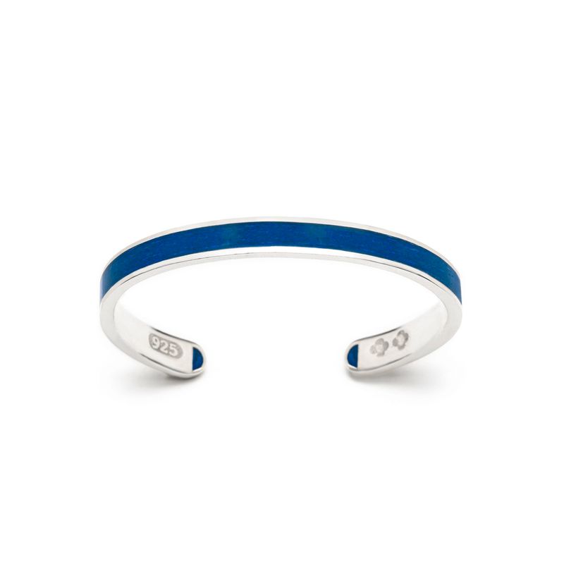 Bracelet Manic bleu lapis en argent sterling