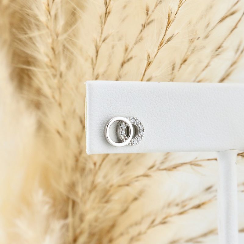 Boucles d'oreilles Cercles en argent sterling