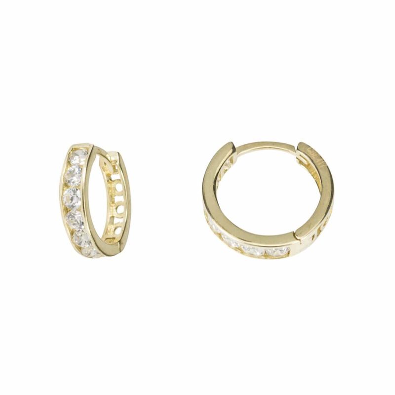 Boucles d'oreilles huggies Éclats en or 10K