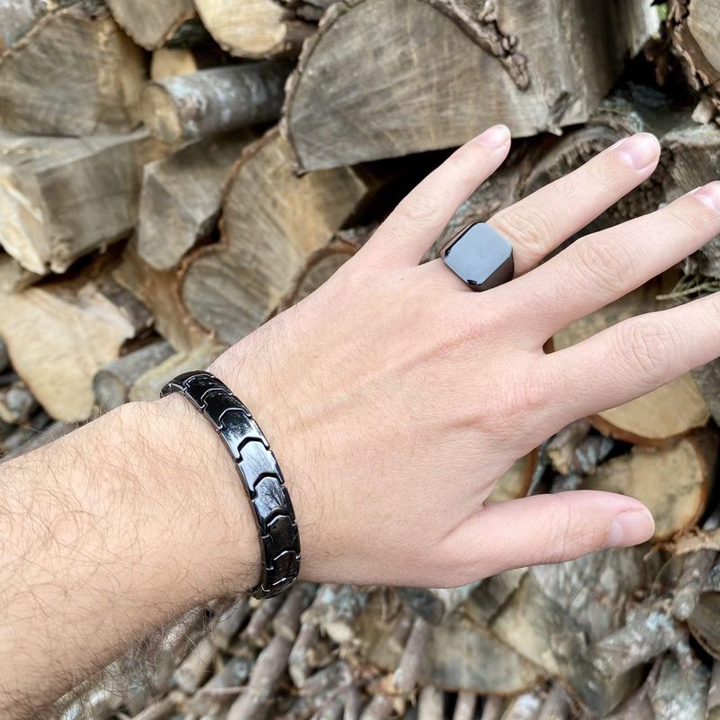 Bague La force en acier