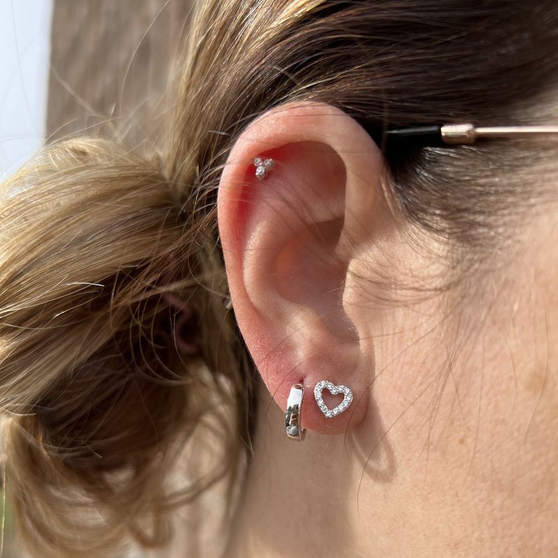 Boucles d'oreilles Huggies Minimalistes en argent sterling