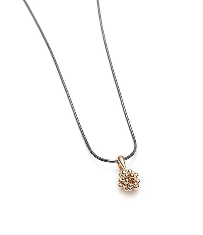 Collier ShikShok Bourgeon en or 14K et argent