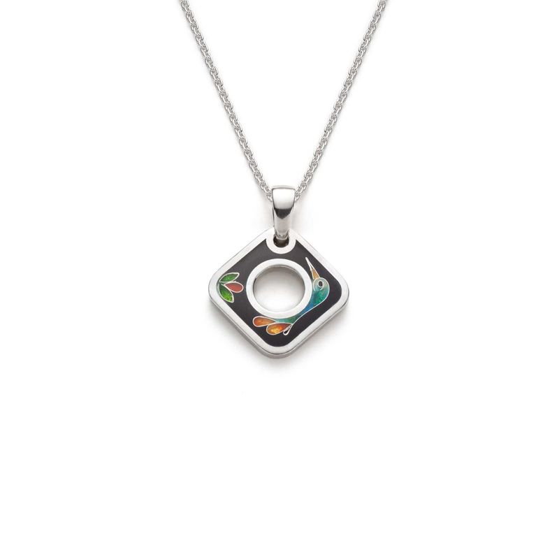 Collier Oiseau d'émail