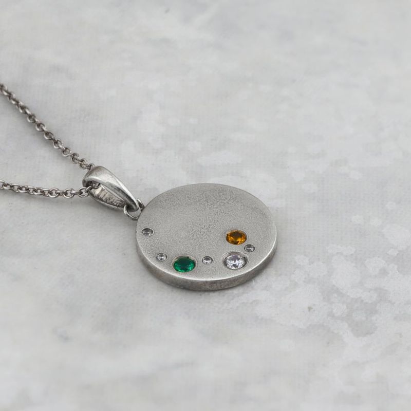 Collier Famille en or 10K - 14K - 18K ou platine