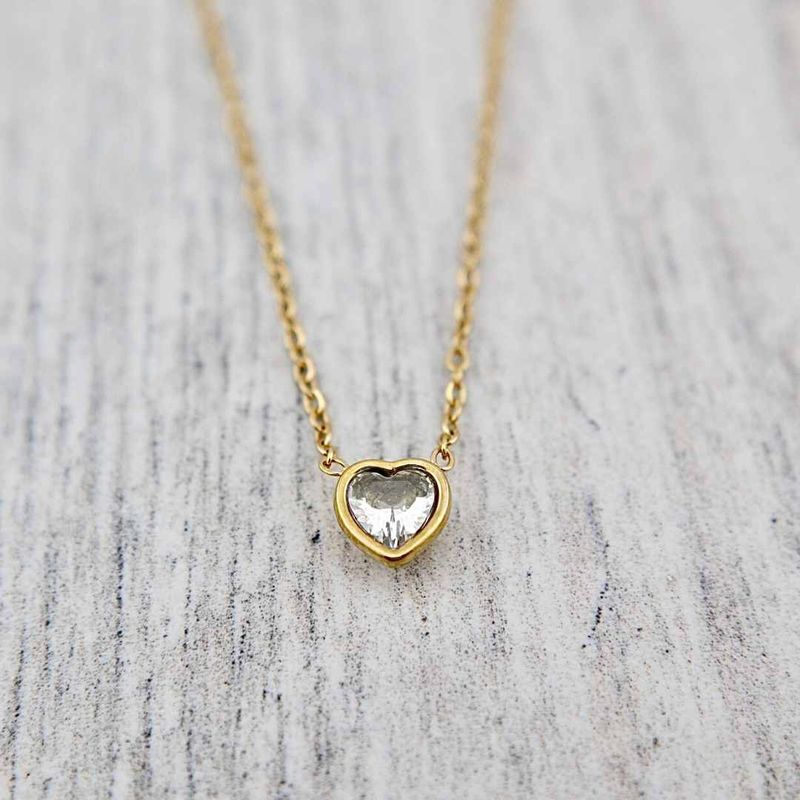 Collier Coeur en acier