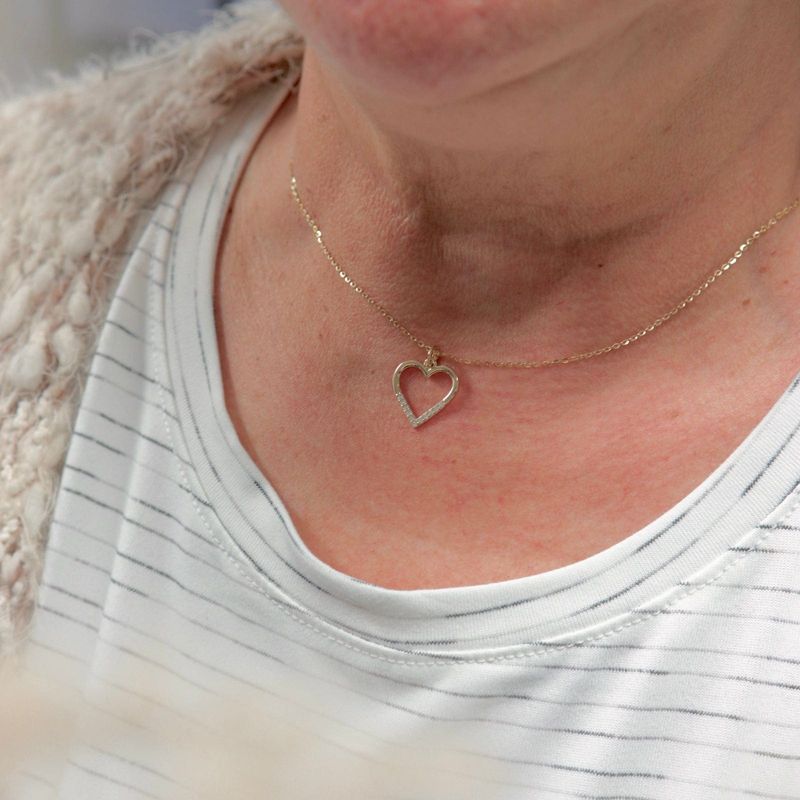 Pendentif Coeur en or 10K