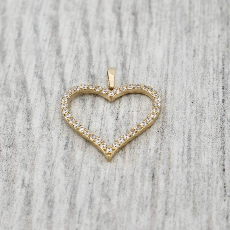 Pendentif Coeur en or 10K