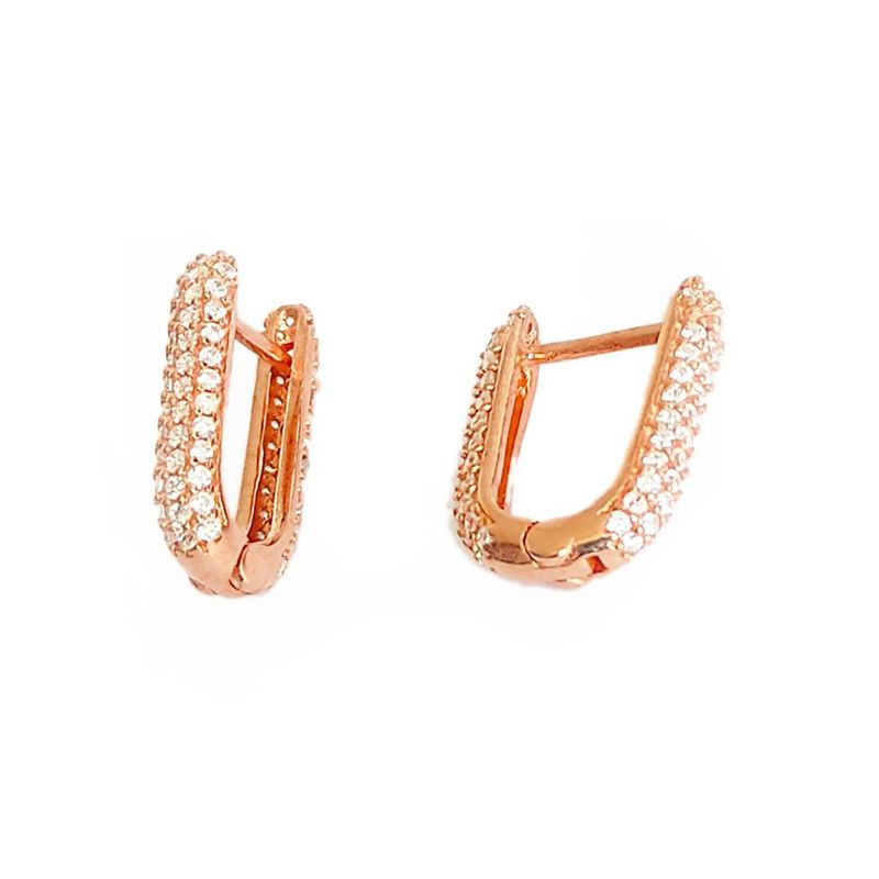 Boucles d'oreilles Huggies 9mm-13mm Scintillantes en argent sterling