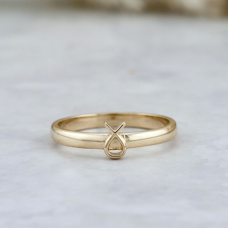 Bague 3D or 10K - 14K - 18K ou platine